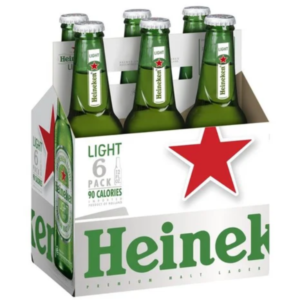 Picture of Heineken - Light Lager 6pk Bottles