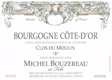 Picture of 2020 Michel Bouzereau - Bourgogne Cote d'Or Blanc Clos Moulin