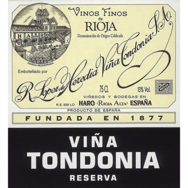 Picture of 1998 Lopez de Heredia  Vina Tondonia Blanco Reserva