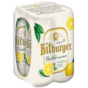 Bitburger Brewery Lemon Radler 4pk can