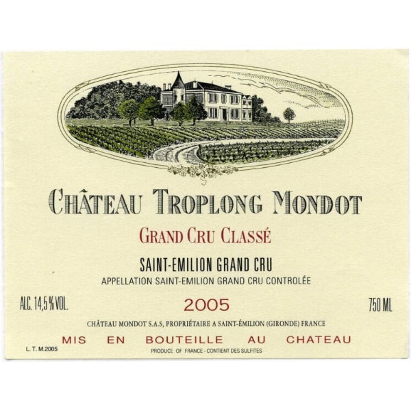 Picture of 2005 Chateau Troplong Mondot - St. Emilion
