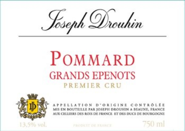 Picture of 2019 Joseph Drouhin - Pommard Grands Epenots (pre arrival)