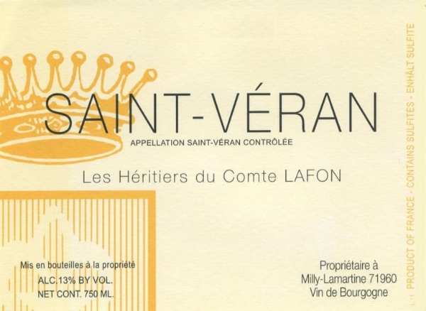 Picture of 2020 Comte Lafon - St. Veran (pre arrival)
