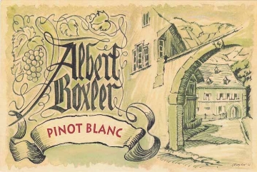 Albert Boxler Pinot Blanc label