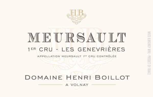 Picture of 2020 Henri Boillot - Meursault Genevrieres (pre arrival)