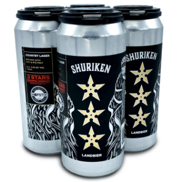 Picture of 3 Stars Brewing - Shuriken Country Lager 4pk