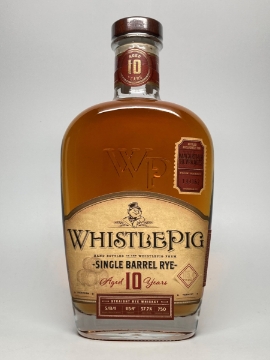 Picture of WhistlePig 10 yr MacArthur Single Barrel #133162 Whiskey 750ml