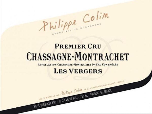 Picture of 2020 Philippe Colin - Chassagne Montrachet Vergers (pre arrival)