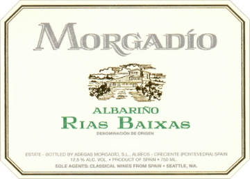 Picture of 2021 Morgadio - Albarino Rias Baixas