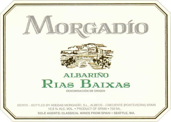 Picture of 2021 Morgadio - Albarino Rias Baixas