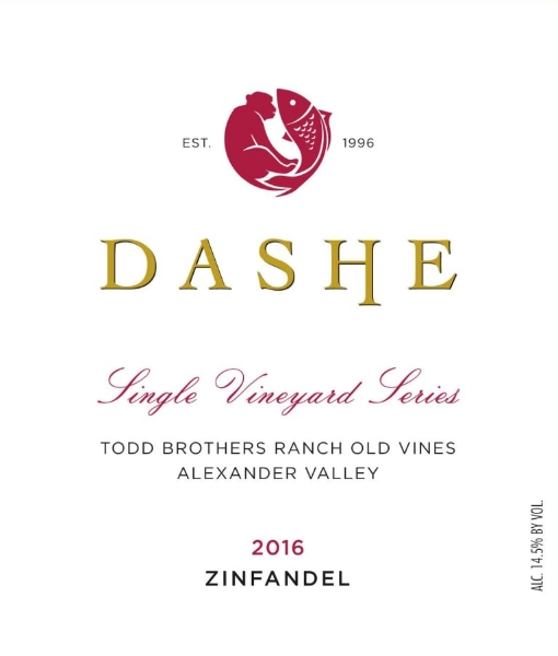 Picture of 2016 Dashe Cellars - Zinfandel Sonoma Todd Brothers