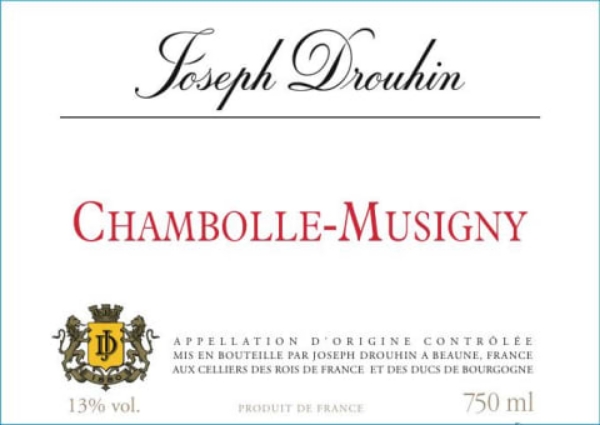 Picture of 2019 Joseph Drouhin - Chambolle Musigny