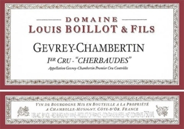 Picture of 2019 Louis Boillot - Gevrey Chambertin Cherbaudes