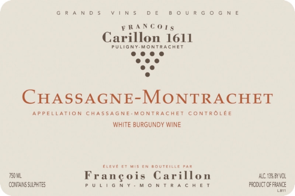 Francois Carillon Chassagne Montrachet label