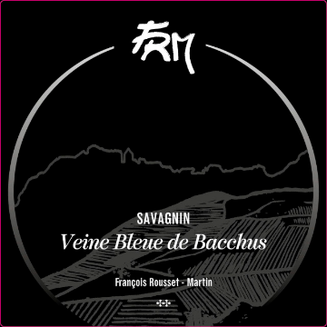 Francois Rousset-Martin  Savagnin La Veine Bleue label