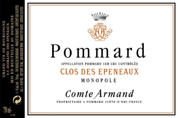 Picture of 2020 Comte Armand - Pommard Clos des Epeneaux