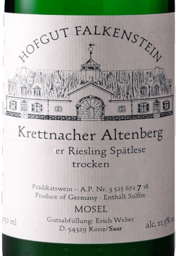 Picture of 2021 Hofgut Falkenstein - Krettnacher Altenberg Spatlese Trocken #7