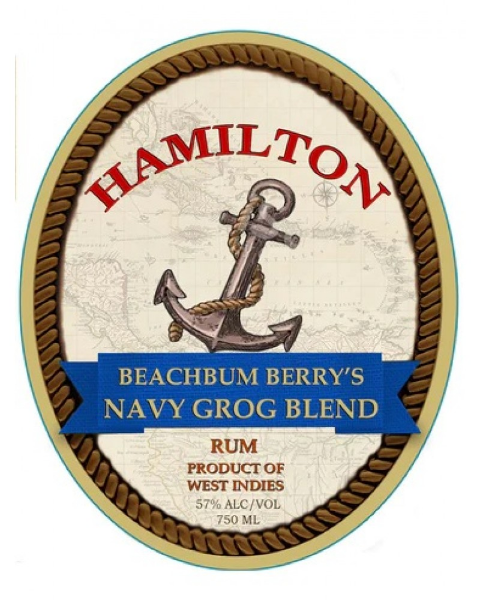 Picture of Ministry of Rum Beachbums Berry's Navy Grog (Hamilton) Rum 750ml