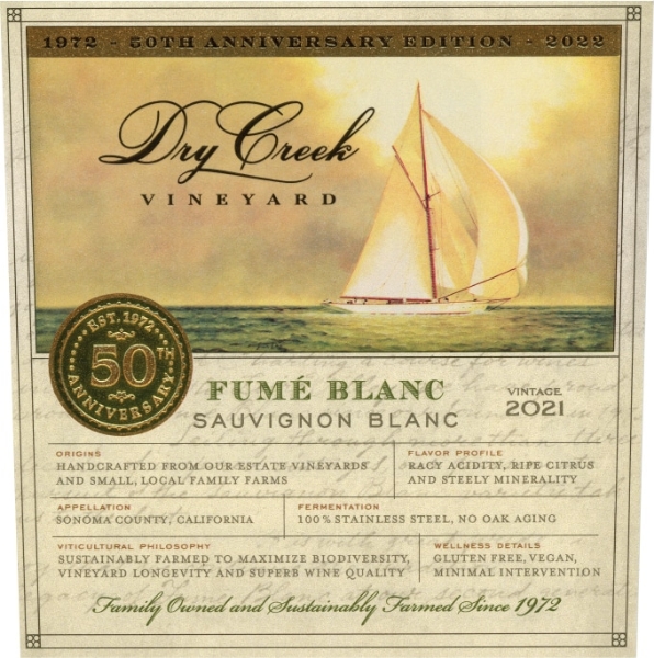 Picture of 2021 Dry Creek Vineyards - Fume Blanc Dry Creek Valley Dry Creek Vineyards