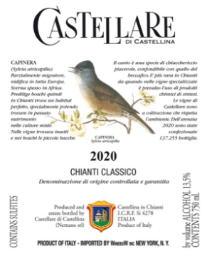 Picture of 2020 Castellare - Chianti Classico