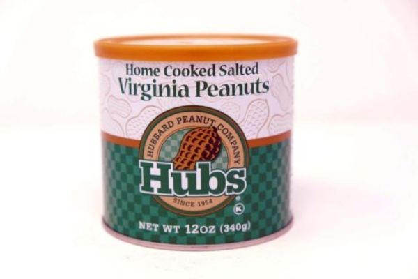 Picture of Hubs Salted Peanuts 12oz tin