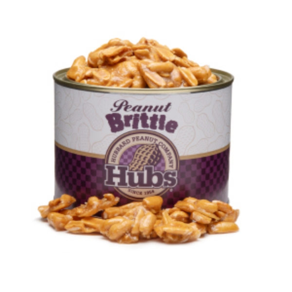 Picture of Hubs peanut Brittle 10oz tin