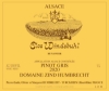 Zind-Humbrecht Pinot Gris Clos Windsbuhl label