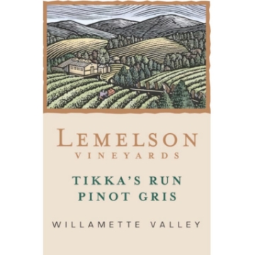 Picture of 2018 Lemelson Pinot Gris Willamette Valley Tikka's Run