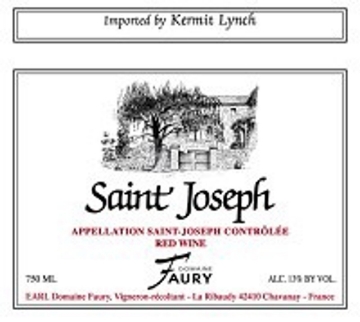 Picture of 2020 Domaine Faury - Saint-Joseph Rouge
