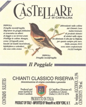 Picture of 2019 Castellare - Chianti Classico Riserva Il Poggiale