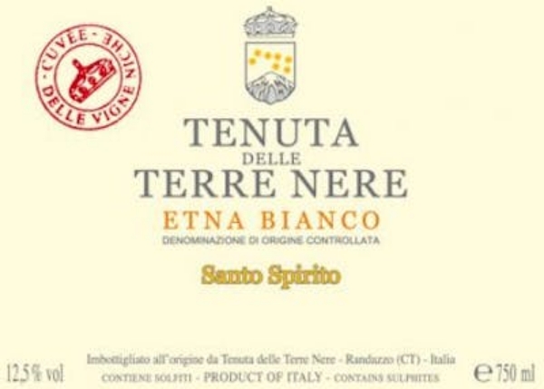 Picture of 2021 Terre Nere - Etna Bianco Santo Spirito Cuvee delle Vigne Niche