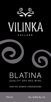 Vilinka Blatina label