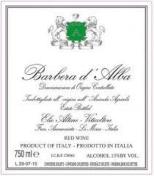 Picture of 2020 Altare, E. - Barbera d'Alba