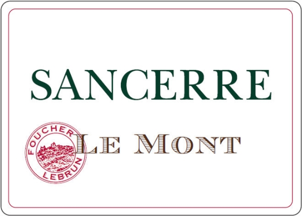 Foucher Lebrun Sancerre Le Mont label