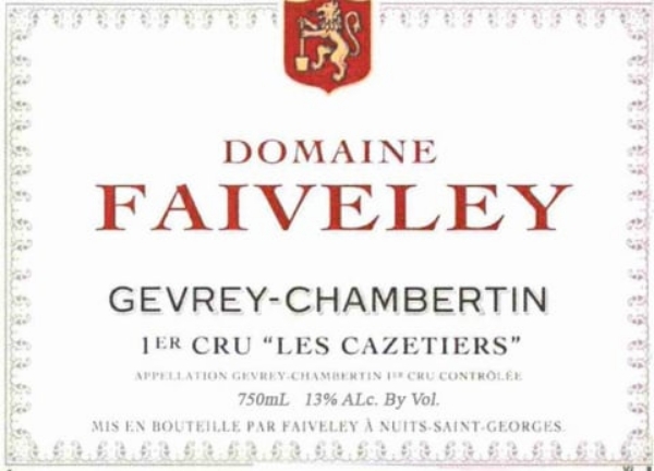 Picture of 2020 Joseph Faiveley - Gevrey Chambertin Cazetiers (pre arrival)