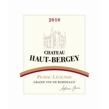 Picture of 2010 Chateau Haut Bergey Rouge - Pessac