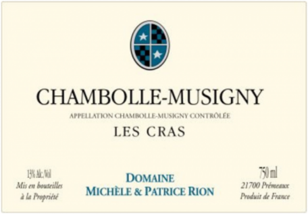 Picture of 2020 Michele & Patrice Rion - Chambolle Musigny Cras