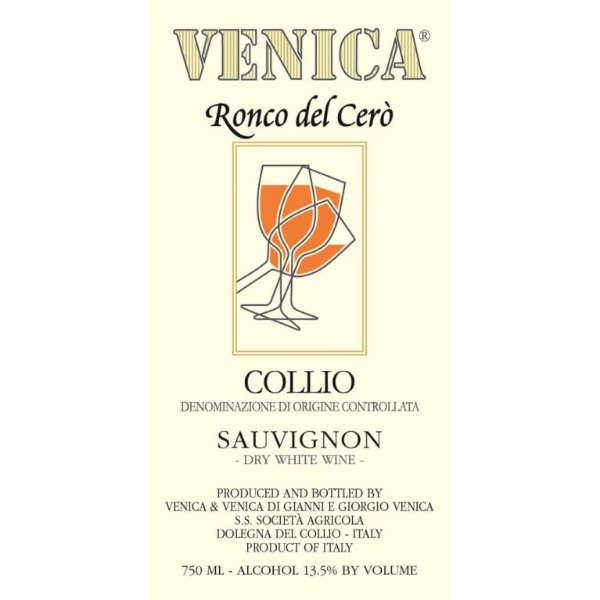 Picture of 2021 Venica - Collio DOC Sauvignon Blanc Ronco del Cero