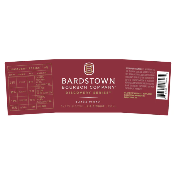 Picture of Bardstown Discovery Series #9 Bourbon Whiskey 750ml