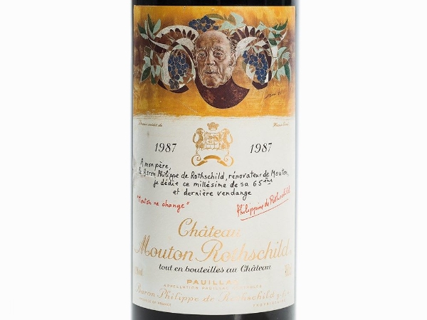 Picture of 1987 Chateau Mouton Rothschild Pauillac