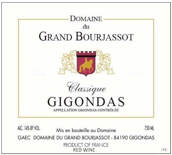 Picture of 2019 Domaine Du Grand Bourjassot Gigondas -Classique