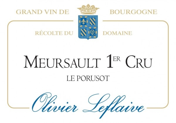 Picture of 2020 Olivier Leflaive - Meursault Poruzots