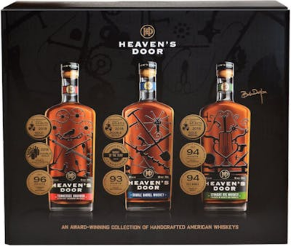 Picture of Heaven's Door Trilogy Collection of Hand Craft American Whiskey 200ml