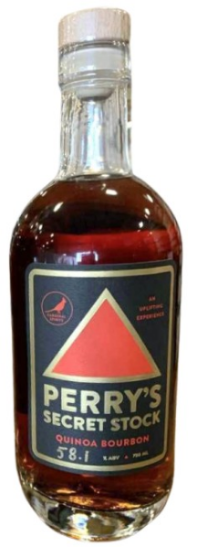 Picture of Cardinal Spirits Perry's Secret Stock Quinoa Bourbon Whiskey 750ml