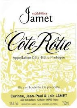 Picture of 2020 Jamet - Cote Rotie (pre arrival)