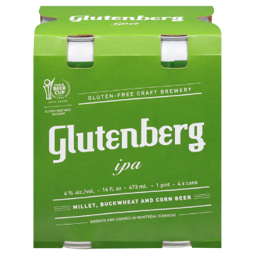 Picture of Glutenberg - India Pale Ale (Gluten Free) 4pk