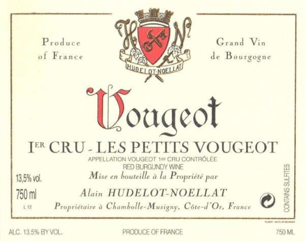 Picture of 2019 Alain Hudelot-Noellat - Vougeot 1er Cru Petits Vougeot