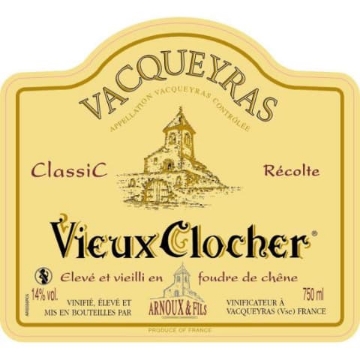 Picture of 2020 Arnoux & Fils - Vacqueyras Vieux Clocher Classic