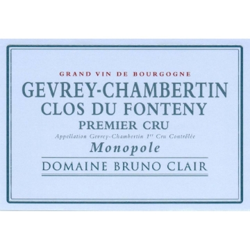 Picture of 2020 Bruno Clair Gevrey Chambertin Fonteny (pre arrival)