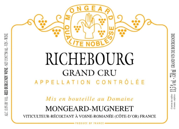 Picture of 2020 Mongeard-Mugneret - Richebourg